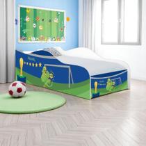 Mini Cama Fun Copa do Mundo Infantil Com Colchão