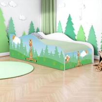 Mini Cama Fun Girafa e Coruja Infantil Com Colchão Mini Cama Fun Girafa e Coruja Infantil Com Colchão