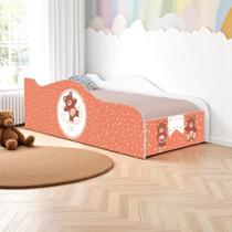Mini Cama Fun Ursinho de Pelúcia Infantil Com Colchão Mini Cama Fun Ursinho de Pelúcia Infantil Com Colchão