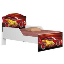 Mini Cama Infantil 148x68cm Proteção Lateral Carro Vermelho Z53 - Mpozenato Mini Cama Infantil 148x68cm Proteção Lateral Carro Vermelho Z53 - Mpozenato