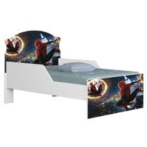Mini Cama Infantil 148x68cm Proteção Lateral Herói Aranha Z53 - Mpozenato Mini Cama Infantil 148x68cm Proteção Lateral Herói Aranha Z53 - Mpozenato
