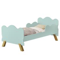 Mini Cama Infantil 148x68cm Proteção Lateral Vivi Menta Z53 - Mpozenato Mini Cama Infantil 148x68cm Proteção Lateral Vivi Menta Z53 - Mpozenato