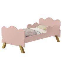 Mini Cama Infantil 148x68cm Proteção Lateral Vivi Rose Z53 - Mpozenato Mini Cama Infantil 148x68cm Proteção Lateral Vivi Rose Z53 - Mpozenato
