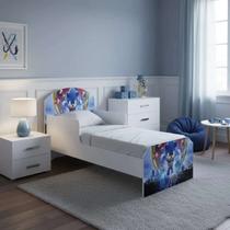 Mini Cama Infantil Adesivada Divertida Crianças Várias Estampas