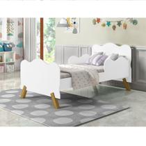 Mini Cama Infantil Angel Branco Com Colchão