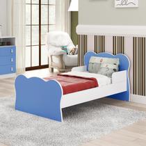Mini Cama Infantil com Proteção Lateral Azul Mini Cama Infantil com Proteção Lateral Azul