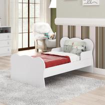 Mini Cama Infantil com Proteção Lateral Branco