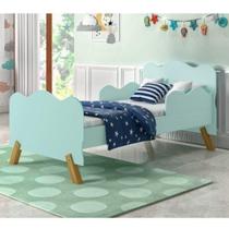 Mini Cama Infantil com Proteção Lateral Menta