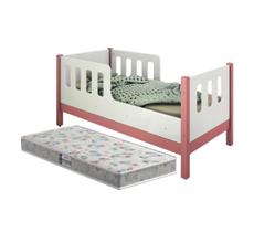Mini Cama infantil Grades Proteção com Colchão 168x48 Cores Encanto Mini Cama infantil Grades Proteção com Colchão 168x48 Cores Encanto