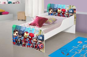 Mini Cama Infantil MDF de personagens para Meninos