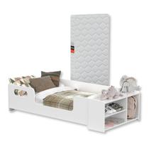 Mini Cama Infantil Montessoriana Aconchego com Nicho e Colchão
