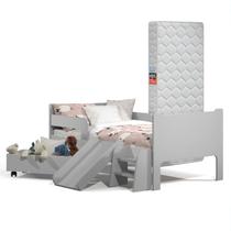 Mini Cama Infantil Montessoriana com Baú Bella + Colchão - Mima Mamãe