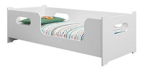 Mini Cama Infantil Montessoriana De Criança Encanto Branca