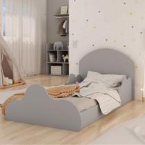 Mini Cama Infantil Montessoriana Sem Colchão 0932 100% MDF Nuvem Genialflex