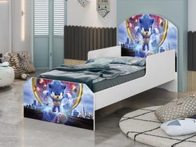Mini Cama Infantil para menino com Colchão Sonic