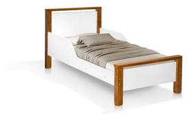 Mini Cama Infantil Vitória Branca / Mel Com Colchão - CAMAS VALINO