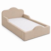 Mini Cama Infatil Juvenil de Espuma com Colchao 150x70cm Estofada em Suede Liso com Cabeceira e Proteção Lateral para Crianças Mini Cama Infatil Juvenil de Espuma com Colchao 150x70cm Estofada em Suede Liso com Cabeceira e Proteção Lateral para Crianças