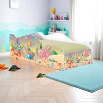 Mini Cama Joy Fundo do Mar Feliz