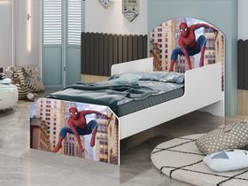 Mini Cama Juvenil Infantil Adesivada 100% Mdf - Homem Aranha