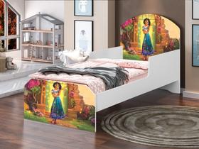 Mini Cama Juvenil Infantil Adesivada 100% Mdf - Meninas