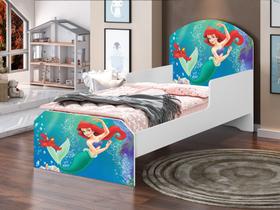 Mini Cama Juvenil Infantil Adesivada 100% Mdf - Sereia
