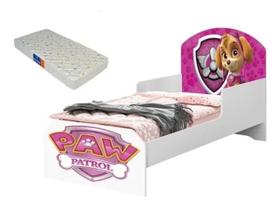 Mini Cama Juvenil Infantil Adesivada C/ Colchão Juvenil Pelmex - Sky