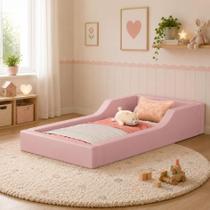 Mini Cama Juvenil Orgânica Monteressoriana Infantil de Tecido 150x70cm