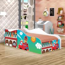 Mini Cama Like Resgate Bombeiro Infantil Com Colchão Mini Cama Like Resgate Bombeiro Infantil Com Colchão