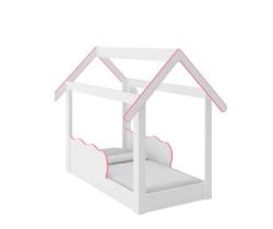Mini Cama Montessoriana 1,54m- Rosa, COM COLCHÃO. Mini Cama Montessoriana 1,54m- Rosa, COM COLCHÃO.