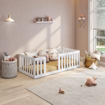 Mini Cama Montessoriana Com Grade Giulia Casatema