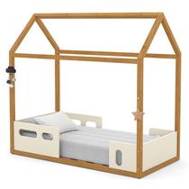 Mini Cama Montessoriana Liv Off White Freijó - Matic