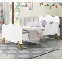 Mini Cama Nuvem Neve com Proteção Lateral Mini Cama Nuvem Neve com Proteção Lateral