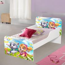 Mini cama para quarto personagens crianças meninas