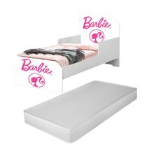 Mini Cama Personagens Infantis 100% MDF com Colchão Macio D23 Incluso