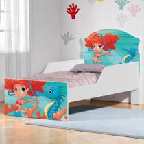 Mini Cama Sereia Menina Com Colchão Mini Cama Sereia Menina Com Colchão