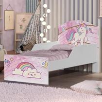 Mini Cama Unicónio Rosa Com Colchão Mini Cama Unicónio Rosa Com Colchão