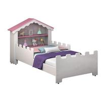 Mini cama vitamov magia branco rosa com colhão Mini cama vitamov magia branco rosa com colhão