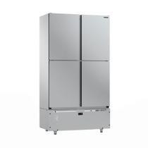 Mini Câmara 4 Portas Resfriados 744l Inox 0 A 7ºc Ar Forçado Motor Inferior Mcr4p - Refrimate 110V