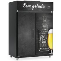 Mini Câmara de Bebidas 1421L GMCB2P Preta Gelopar 220V