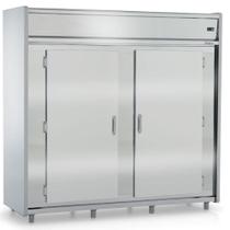 Mini Câmara Refrigerada 2 Portas Com Prateleira Gmcr2600ps Gelopar Mini Câmara 2544 Litros Inox 220v