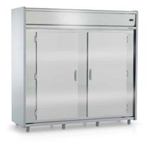 Mini Câmara Refrigerada Aço Inox para Carnes Controlador Eletrônico Digital GMCR-2600 Gelopar