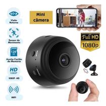 Mini Câmera A9 WiFi Full HD 1080P com Áudio Visão Noturna Sensor de Movimento e Gravação Remota