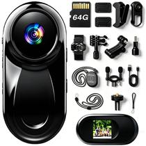 Mini Câmera Corporal JYSECURE 1080P 64GB Áudio e Vídeo