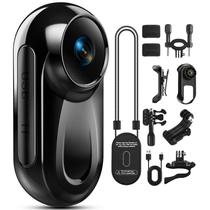 Mini câmera corporal zakotu 1080P 512 GB magnética com rotação 360 Mini câmera corporal zakotu 1080P 512 GB magnética com rotação 360