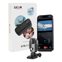 Mini Câmera de Ação SJCAM C100 Plus 2K 30FPS 12MP, WiFi 2.4G, À Prova dÁgua até 30m, H.265 Esportiva e Compacta