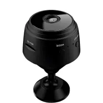 Mini Câmera De Segurança Hd A9, 1080P, Visão Noturna, Preto