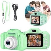 Mini Câmera Digital AB X200 - Foto e Vídeo - Infantil - Verde