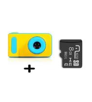 Mini Câmera Digital Filmadora Infantil Criança Com Cartão de Memoria 8g