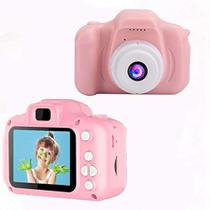 Mini Câmera Digital Fotográfica Brinquedo X200 - Foto e Vídeo - Infantil Crianças - Rosa