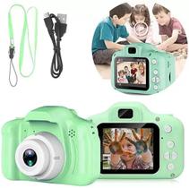 Mini Câmera Digital Fotográfica Brinquedo X200 - Foto e Vídeo - Infantil Crianças - verde